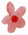 Watercolor Flower with Stroke